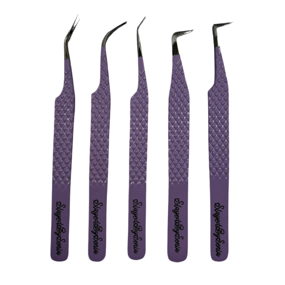 NEW PASTEL PURPLE LASH TWEEZERS