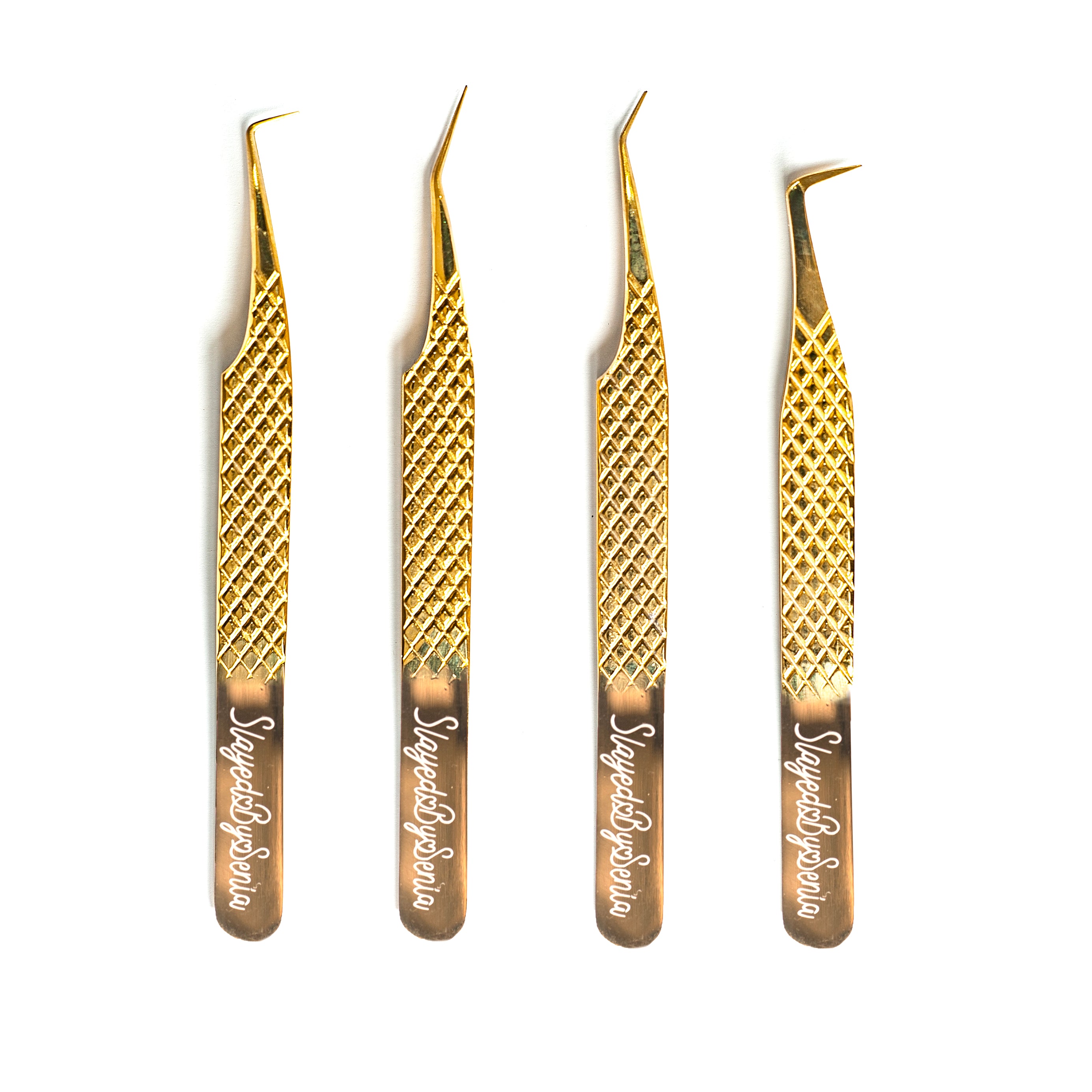 Gold Platinum Lash Tweezers – slayedbysenia