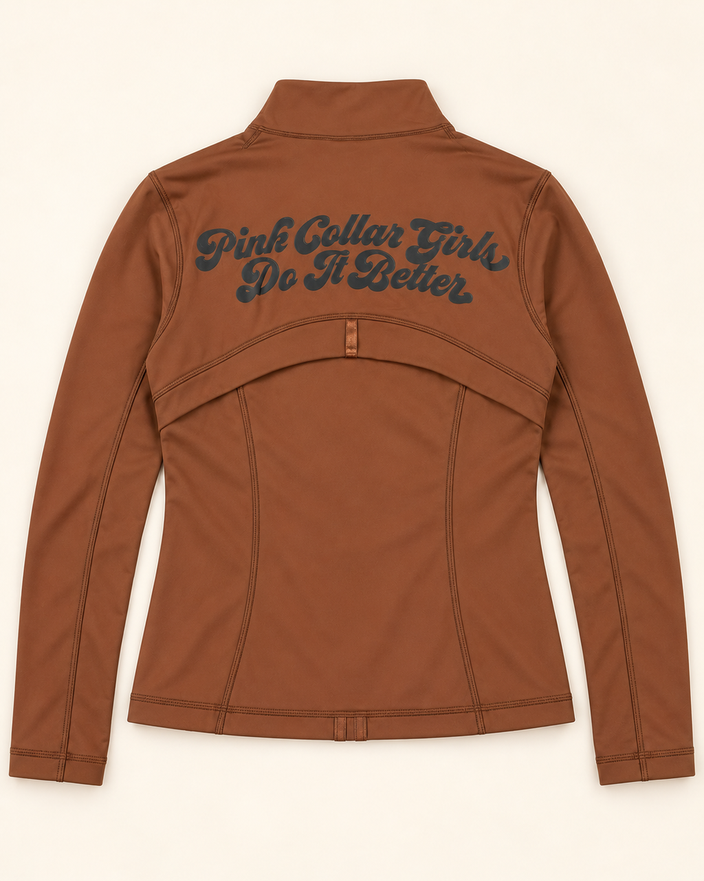Brown Pink Collar Jacket PRE ORDER