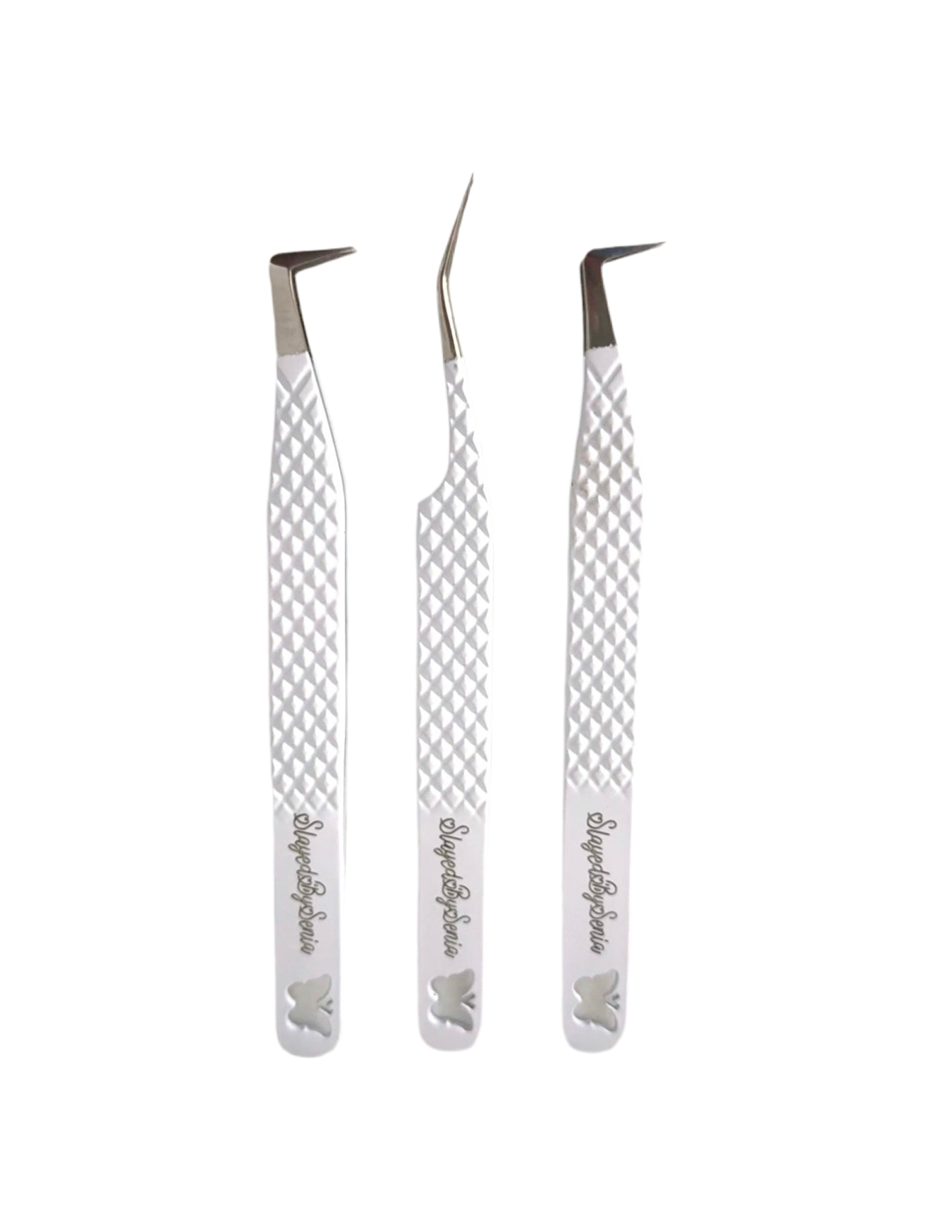WHITE BUTTERFLY TWEEZERS! (Charms sold separately)