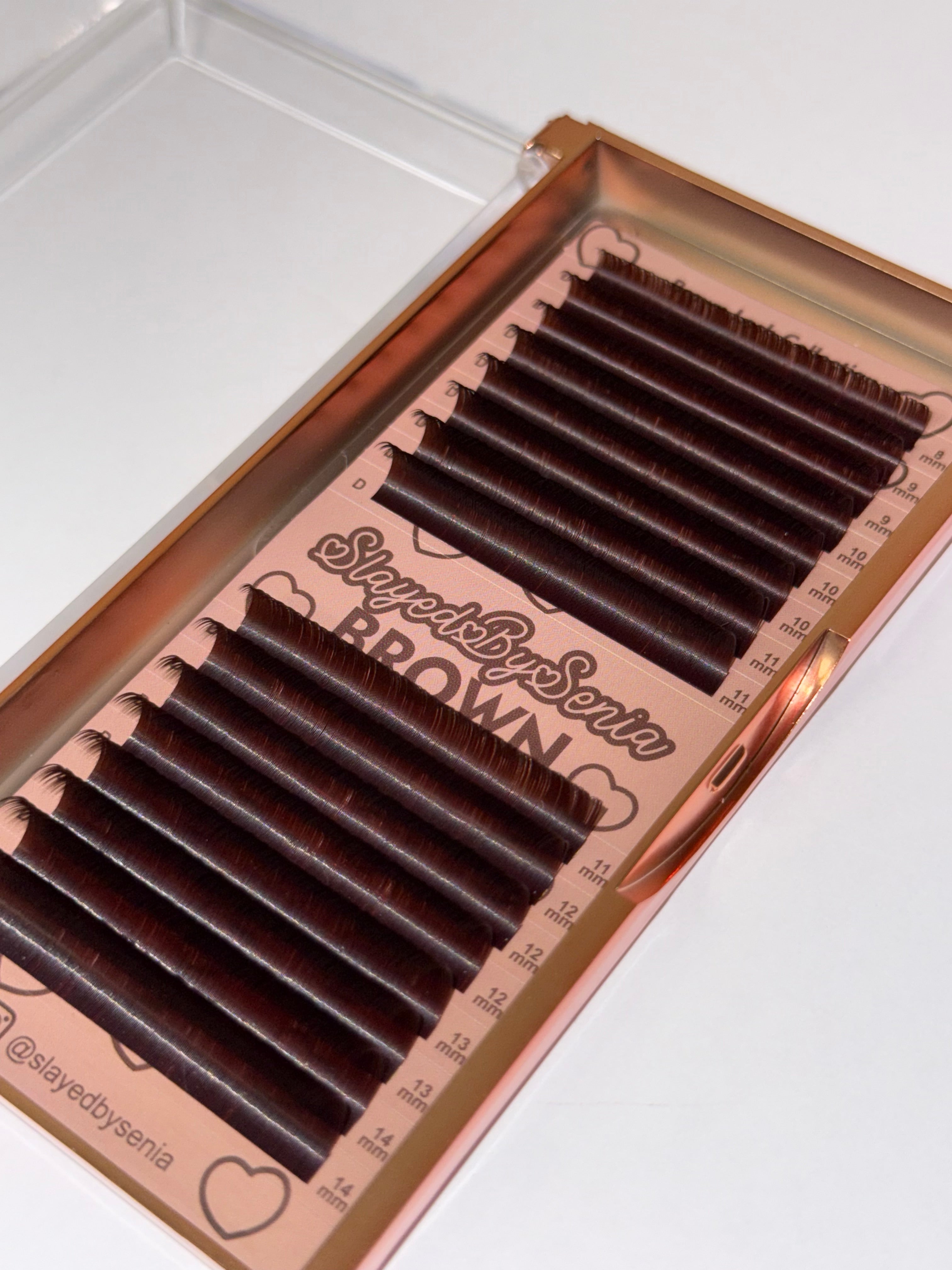 NEW BROWN LUX LASHES 0.05