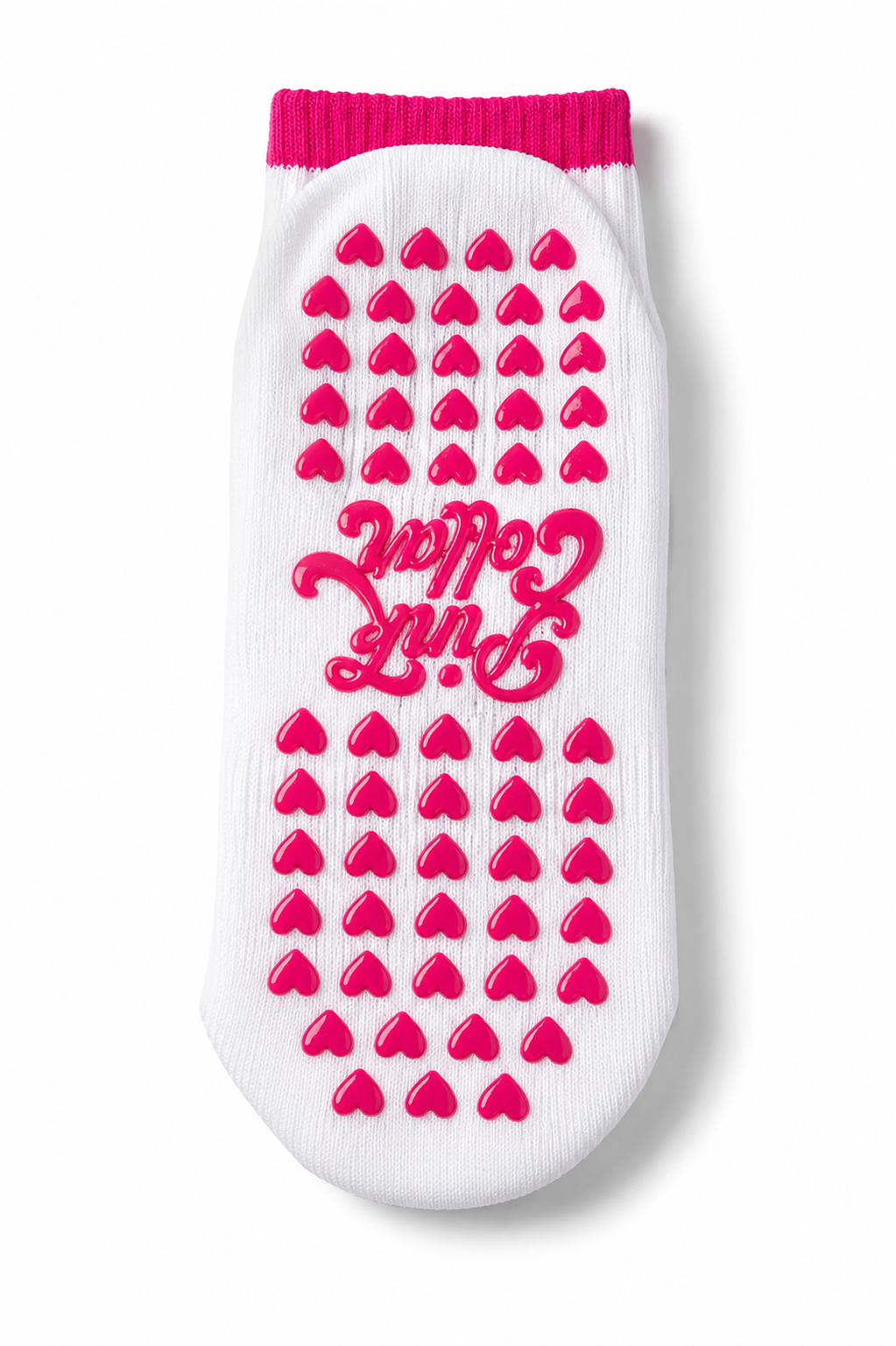 Pink Collar Grip Socks