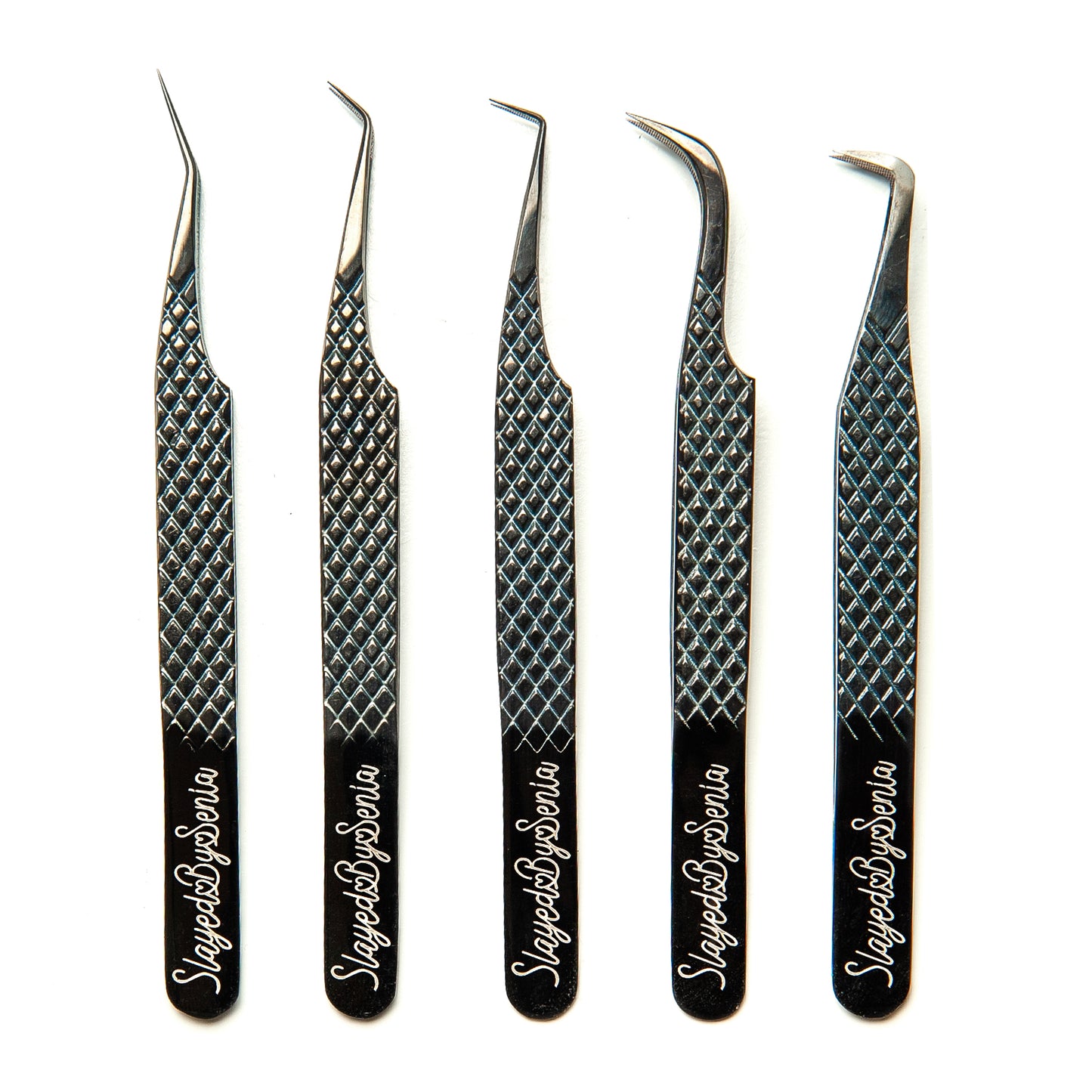 Black Chrome Lash Tweezers