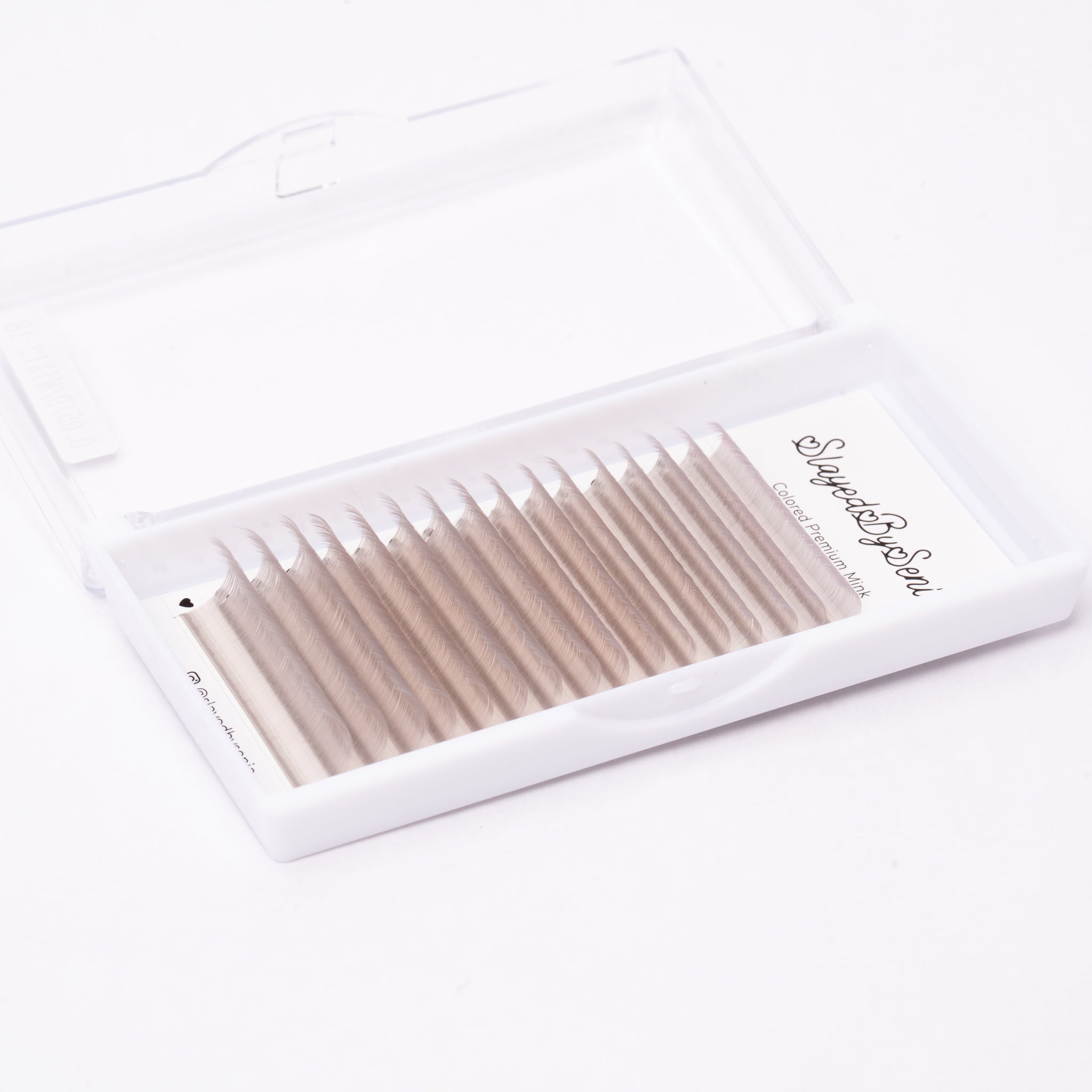 Colored Premium Mink Lash Mixed Lash Trays 12-18mm