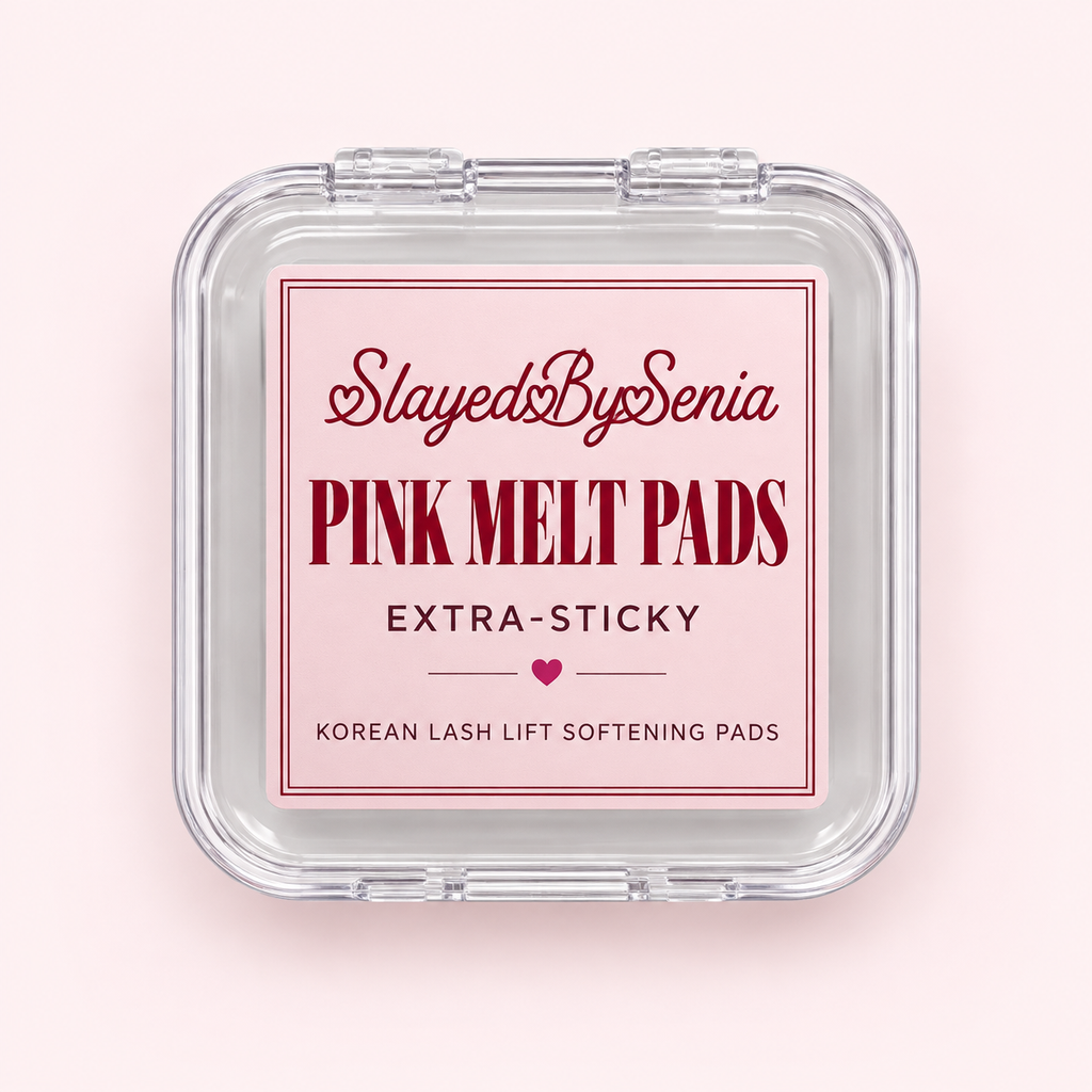 Pink Melt Pads | Extra-Sticky Korean Lash Lift Softening Pads