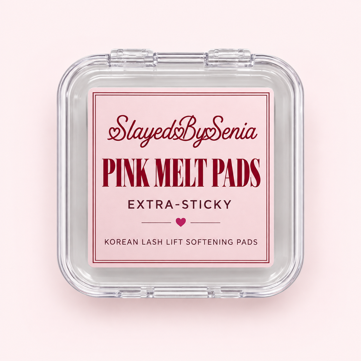 Pink Melt Pads | Extra-Sticky Korean Lash Lift Softening Pads