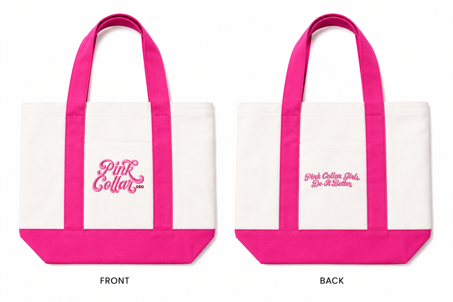 Pink Collar Tote
