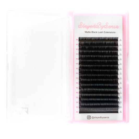 ULTRA-MATTE Black 0.07 CC Curl Lash Trays