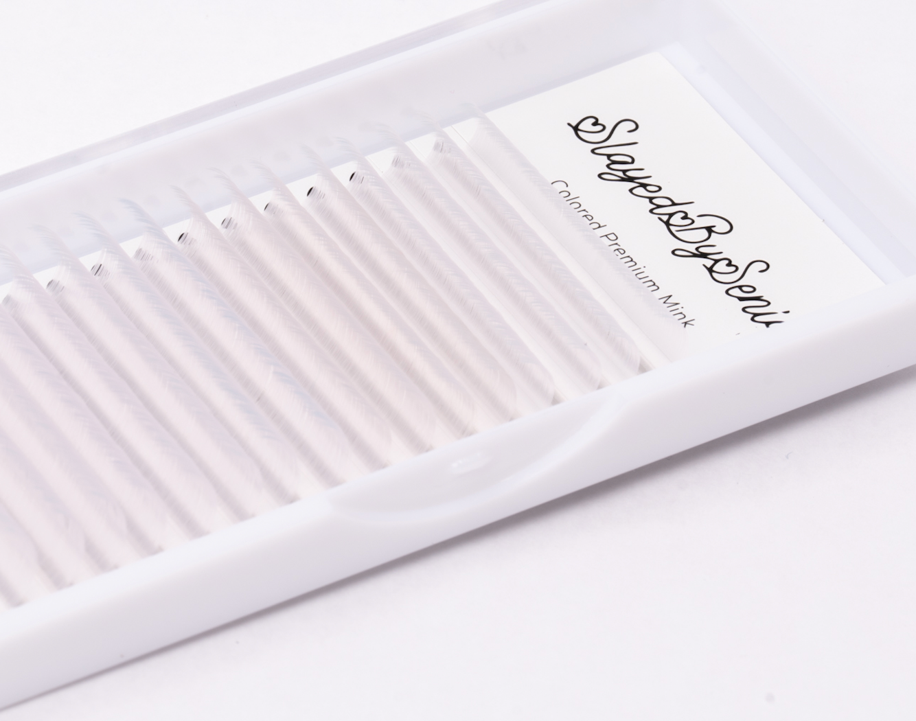 Colored Premium Mink Lash Mixed Lash Trays 12-18mm