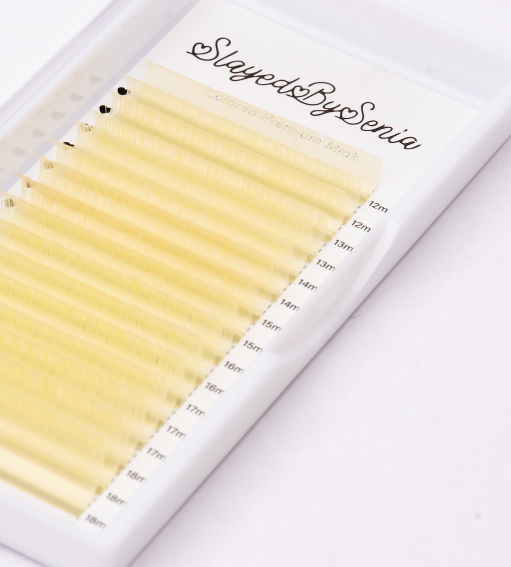 Colored Premium Mink Lash Mixed Lash Trays 12-18mm