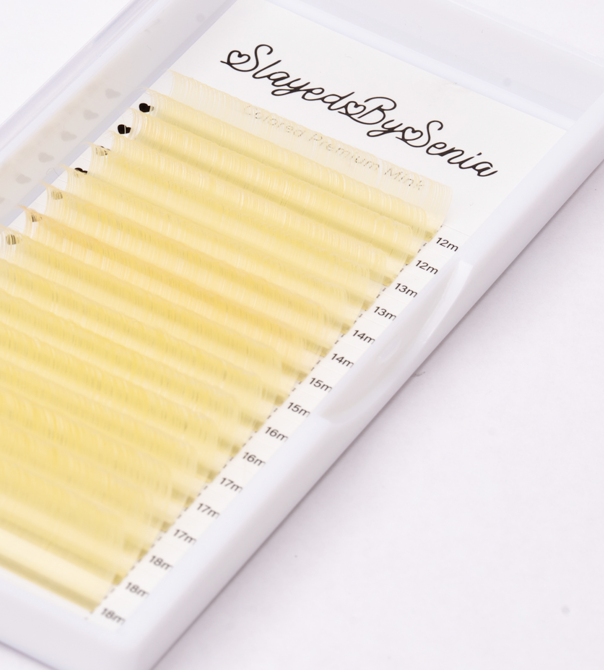 Colored Premium Mink Lash Mixed Lash Trays 12-18mm