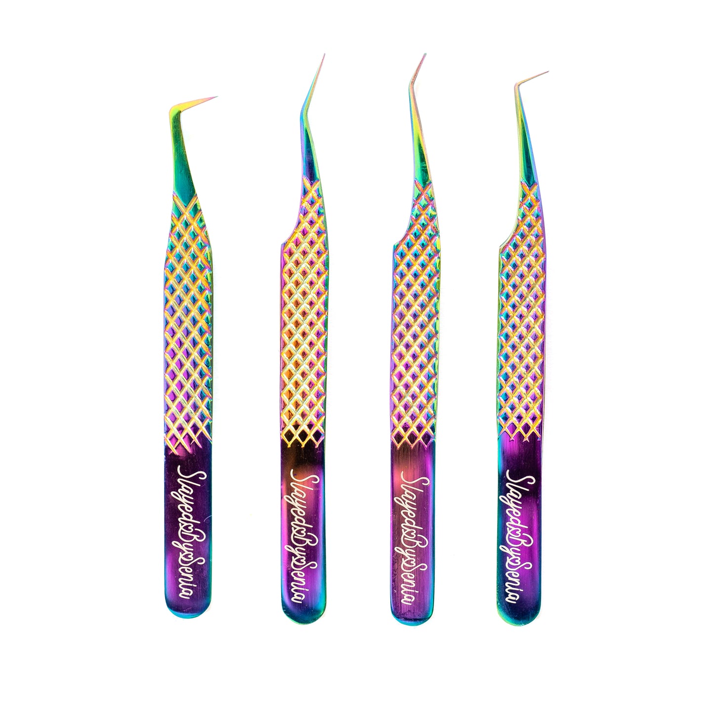 Rainbow Platinum Lash Tweezers